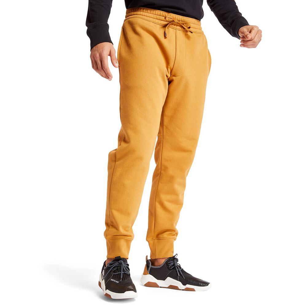 Pantalones Timberland Hombre Essential Logo Sweat Marrones - Chile QTL-650819